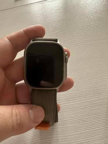 эйпл воч: Apple Watch Ultra, 49 мм - Корпус: титан, матовый серо-серебристый