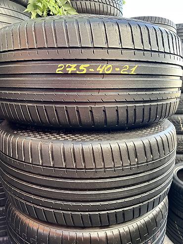 Шины 275 / 40 / R 21, Лето, Б/у, Пара, Michelin at lalafo.kg Шины 275 / 40 / R 21, Лето, Б/у, Пара, Michelin