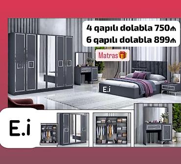 Yataq otağı dəstləri: 2 təknəfərlik çarpayı, Dolab, Termo, 2 tumba, Rusiya, Yeni — 25