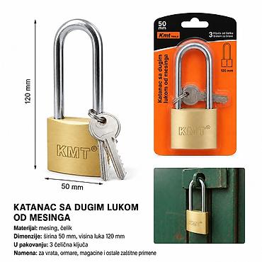 KMT Zadebljani tip brava 9367715-A Opis: - Katanac sa dugim lukom od na lalafo.rs KMT Zadebljani tip brava 9367715-A Opis: - Katanac sa dugim lukom od