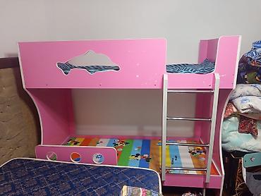 bunk bed: Двухъярусная детская кровать. - Материал: ЛДСП с кромкой — 2