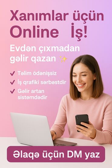 Haima: Marketoloq tələb olunur, Onlayn iş, İstənilən yaş, Təcrübəsiz