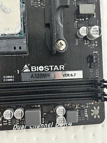 rj: Материнская плата для ПК, Б/у, Biostar, AM4, Micro-ATX — 2