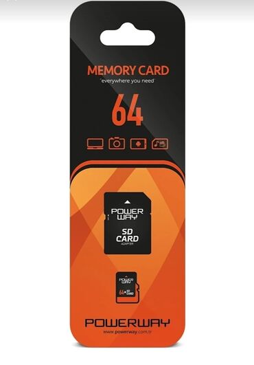 Foto və video aksesuarları: Gencede 64 GB micro card 35 azn