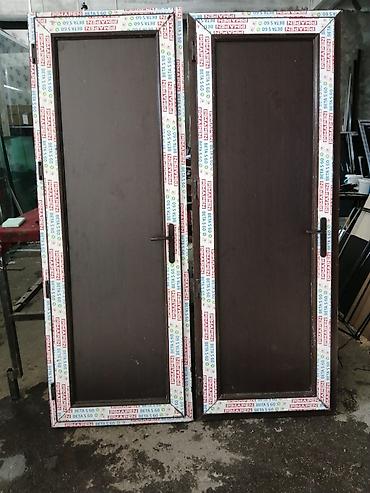 Plastik qapılar: Yeni Plastik qapı 70x200 sm Zamok və çərçivə ilə, Zəmanətli, Ödənişli quraşdırma, Ödənişli çatdırılma — 3