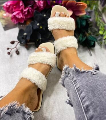 zenske gumene cizme sa krznom: Fashion slippers, 38