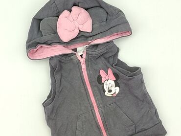 czarna kamizelka blyszczaca: Vest, Disney, 6-9 months, condition - Good