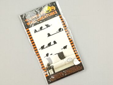 Zestaw używanych dekoracji na Halloween do naklejenia na ścianę