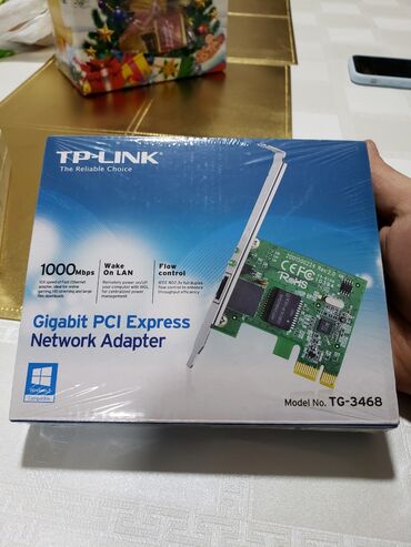 Новый запечатаный WiFi PCI адаптер TP-Link 1000Mbps для ПКПозволит вам