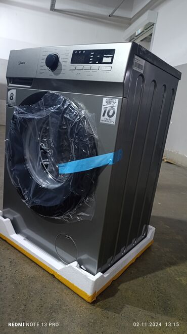 Стиральные машины: Стиральная машина Midea, Новый, Автомат, До 9 кг, Компактная at lalafo.kg — 7 Стиральные машины: Стиральная машина Midea, Новый, Автомат, До 9 кг, Компактная — 7