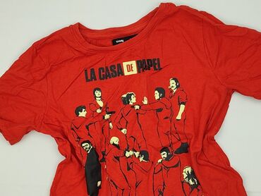 t shirty z czerwonem napisem: Sinsay, T-shirt damski, rozmiar XS