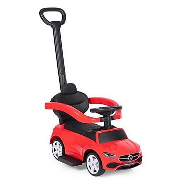 mercedes igracka: Guralica Mercedes C CLASS sa interaktivnim volanom i ručkom, RED — 1