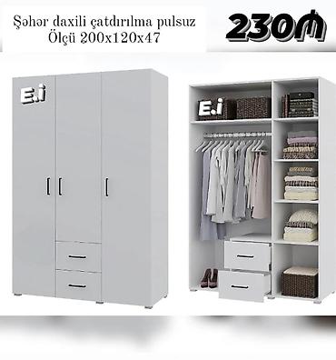 işkaf: 3 qapılı dolab Yep yeni 230 azn rəng seçimi var çatdırılma var — 1