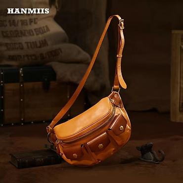 Поясные сумки, бананки: Поясная сумка, бананка, Материал: Натуральная кожа, Мужские — 2