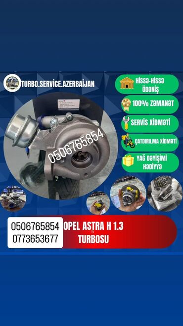 opel astra h arxa: Opel Astra 1.3 Turbosu və Kartici ✅yüksək keyfiyyətli turbo və turbo