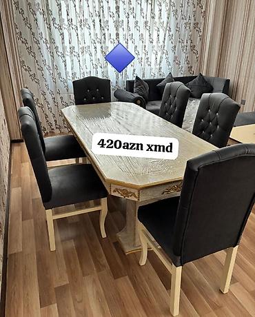 balaca stol: Qonaq otağı üçün, Yeni, 6 stul — 1