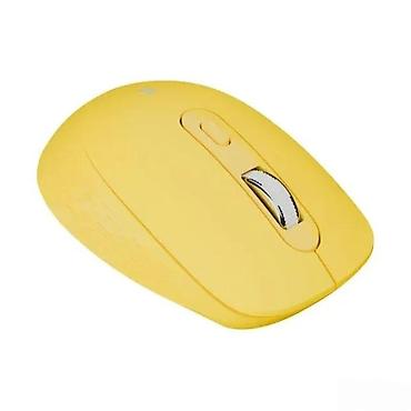 Kompjuterski miševi: Bežični računarški miš – žuta boja - Elegantni bežični miš u — 4