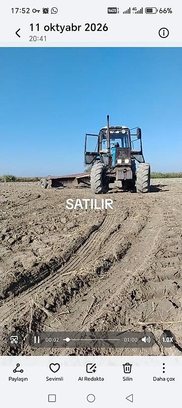 sirvan masin: Belarus 1221.2 traktor – SATILIR Texniki xüsusiyyətlər: - Model — 1