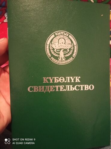 улуш жер сатылат: 50 соток, Айыл чарба үчүн, Кызыл китеп