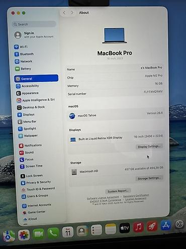 Ноутбуки Apple (MacBook): Для программирования, Б/у, Apple M2 Pro, ОЗУ, RAM: 16 ГБ — 10