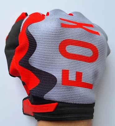tomos za decu: Biciklističke/motokros rukavice FOX – crveno/siva kombinacija - — 6