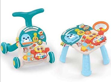 sklopive kockice: Guralica + sto za bebe 2u1. guralica + sto za bebe 2u1 guralica i sto — 1