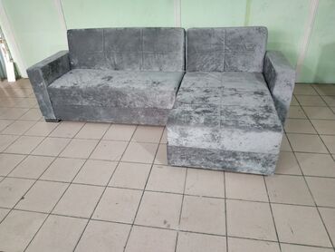 продам мебель бу в бишкеке: Угловой диван, Складной, Двуместный, Велюр at lalafo.kg продам мебель бу в бишкеке: Угловой диван, Складной, Двуместный, Велюр