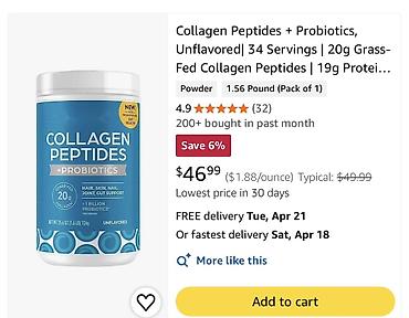 whey gold standard: Collagen Peptides + Probiotics, без вкуса. Порошок. Основные — 1