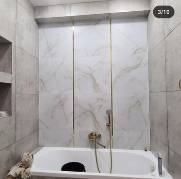 Укладка плитки: Подготовка стен для укладки, Подготовка стен для грунтовки, Резка плитки | Керамическая плитка, Керамогранитая плитка, Мозаичная плитка | Вертикальная укладка, Диагональная укладка, Горизонтальная укладка Больше 6 лет опыта — 9