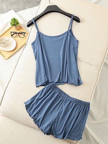 Домашние костюмы: Домашний костюм, Майка, Кофта, Бриджи, Вискоза, Китай, Лето — 15