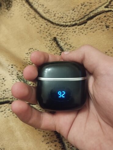 Mikrofonlar: İşlənmiş Simsiz (Bluetooth) Qulaqcıqlar, Hoco, rəng - Qara