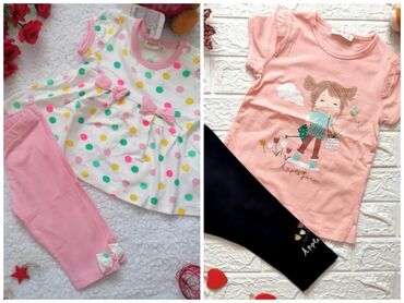 prsluk za bebe devojcice: Breeze, Set: T-shirt, 80