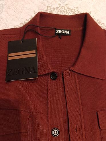 теплые вещи: ZEGNA – мужская рубашка-джемпер (овер-шерт) на пуговицах - Цвет — 3