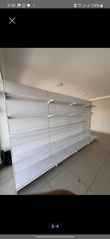 put up: Полка даяр магазина размер 4 метр высота 2.10 железной өзүбүз жаңы — 2