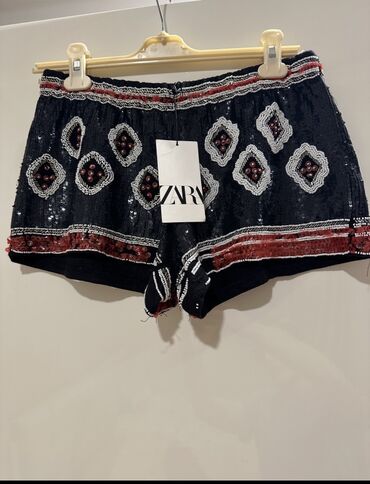 sortlar: Şort, Zara, M (EU 38), rəng - Qara