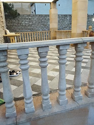 baseyin: Həyətyanı hovuzlu istirahət məkanı - Açıq tipli düzbucaqlı daş — 6