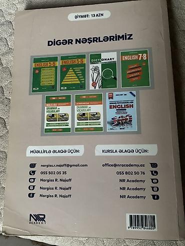 anar isayev 5000 test pdf: İçərisi təmizdir. Məhsul: “English 250 – Buraxılış imtahanlarına — 1