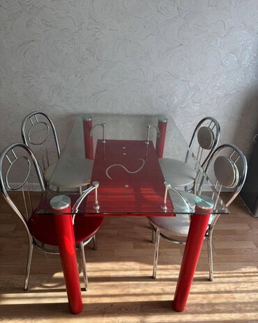 mətbəx ucun masa: Endirim edildi ❗️ ❗ ❗ Stol stul desti 110 azn 🏡 Ehmedli lale 2 kod 37
