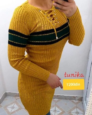 duge kozne cizme: One size, color - Yellow, Other style, Long sleeves