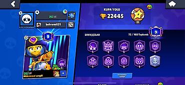 Metal məhsulları: Brawl Stars hesabı – güclü və balanslı profil - Kupa sayı: 22 445 — 3
