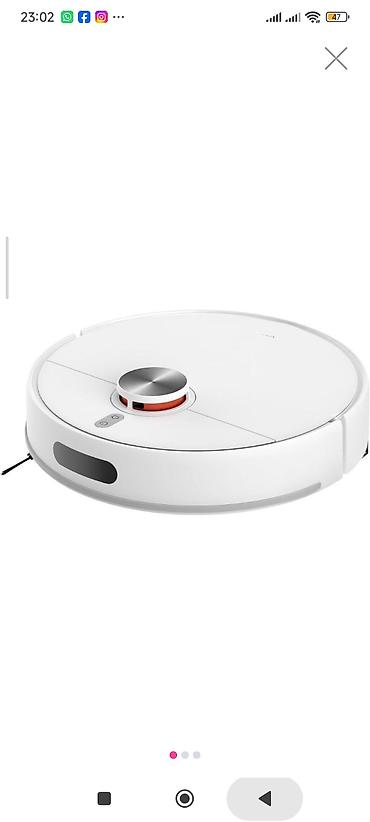 кнопкалы телефонлар: Robot tozsoran –Xiaomi s40c həm süpürür, həm də yaş silir.2-3defe — 2