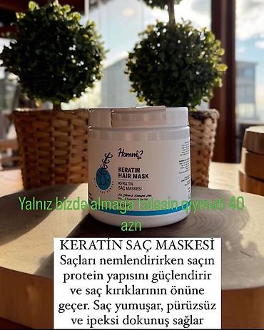 gumus kisi sepi: Saç maskası Keratin Quru və qırılan saçlar üçün — 1