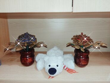 Цветы и букеты: Подарочные цветочные композиции из бисера полностью ручная работа — 5