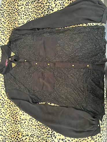 trapes şalvar cins: Qadın köynəyi – PINK, ölçü L (USA L, MEX 40) - Rəng: qara - Model — 2
