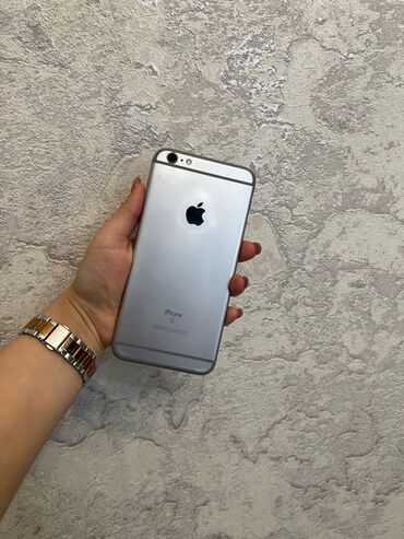 Apple iPhone: IPhone 6s Plus, 128 GB, Natural Titanium, Barmaq izi, Simsiz şarj, Sənədlərlə