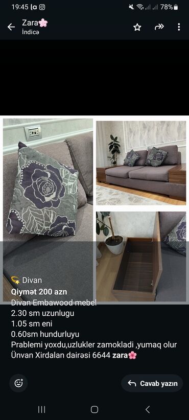 embawood divan qiymetleri: Divan