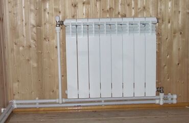 ремонт ванной комнаты: Уст.радиаторов.отопления.лю бая система отопления. двух трубная