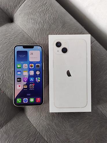 IPhone 13, 128 GB, Ağ, Zəmanət, Kredit, Simsiz şarj — 2