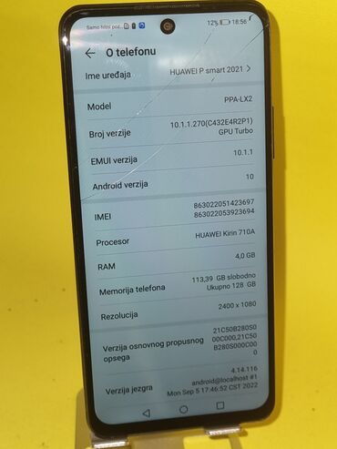 Huawei: Huawei P smart 2020, 128 GB, bоја - Crna, Dual SIM, Otisak prsta — 3