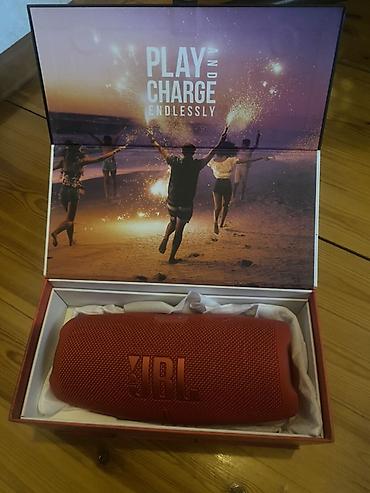 jbl: JBL Charge 5 portativ Bluetooth səsgücləndiricisi – qırmızı rəng. - — 2